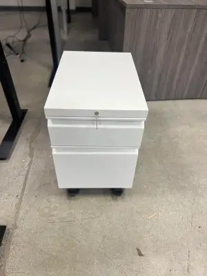 Brand New White Metal Rolling Files at Peach State Office Furniture, Atlanta
