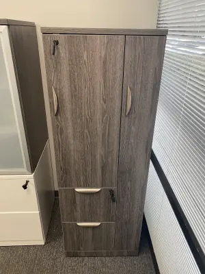 Brand New Wardrobe Storage Unit / Filing Cabinet Combo at Peach State Office Furniture, Atlanta